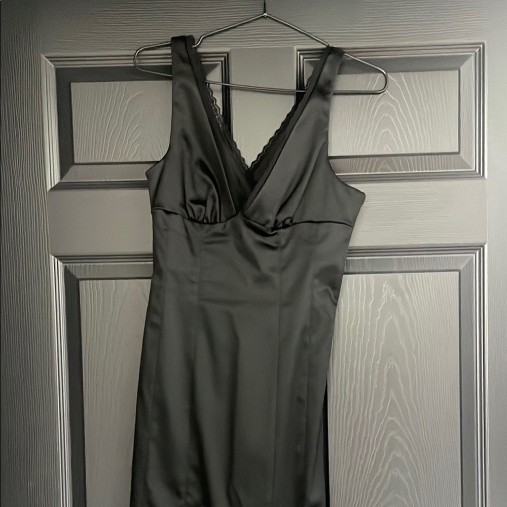 bebe Black Asymmetrical Dress